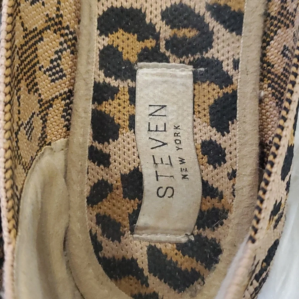Steve Madden leopard Mob Wife flats shoe size 8.5 - Picture 11 of 14
